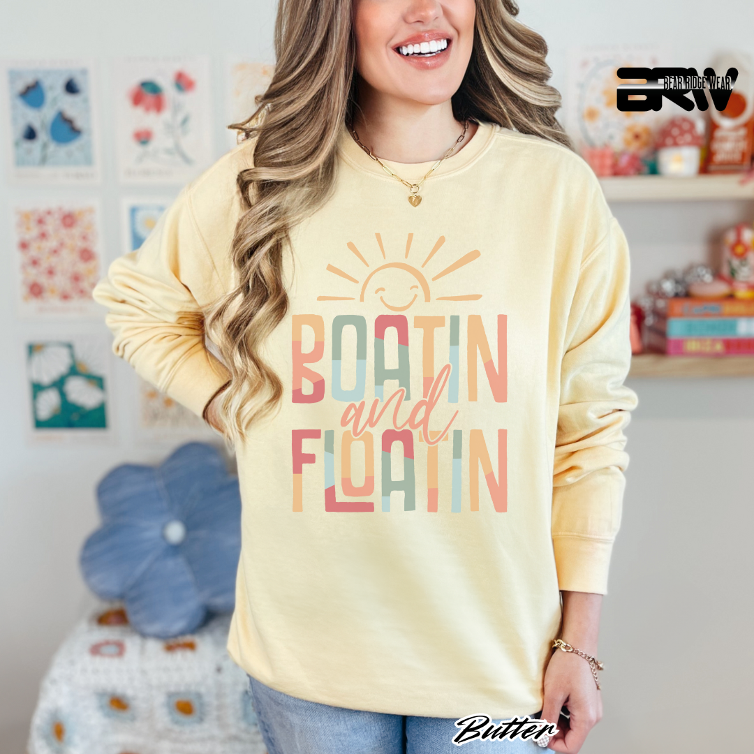 'Boat In and Float In' Long Sleeve Tee