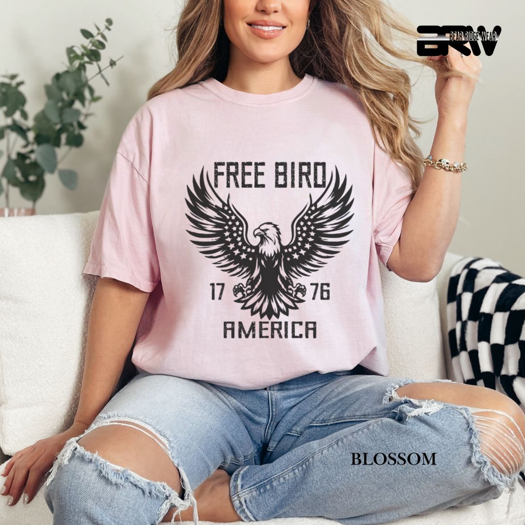 Free Bird 1776- Patriotic Tee