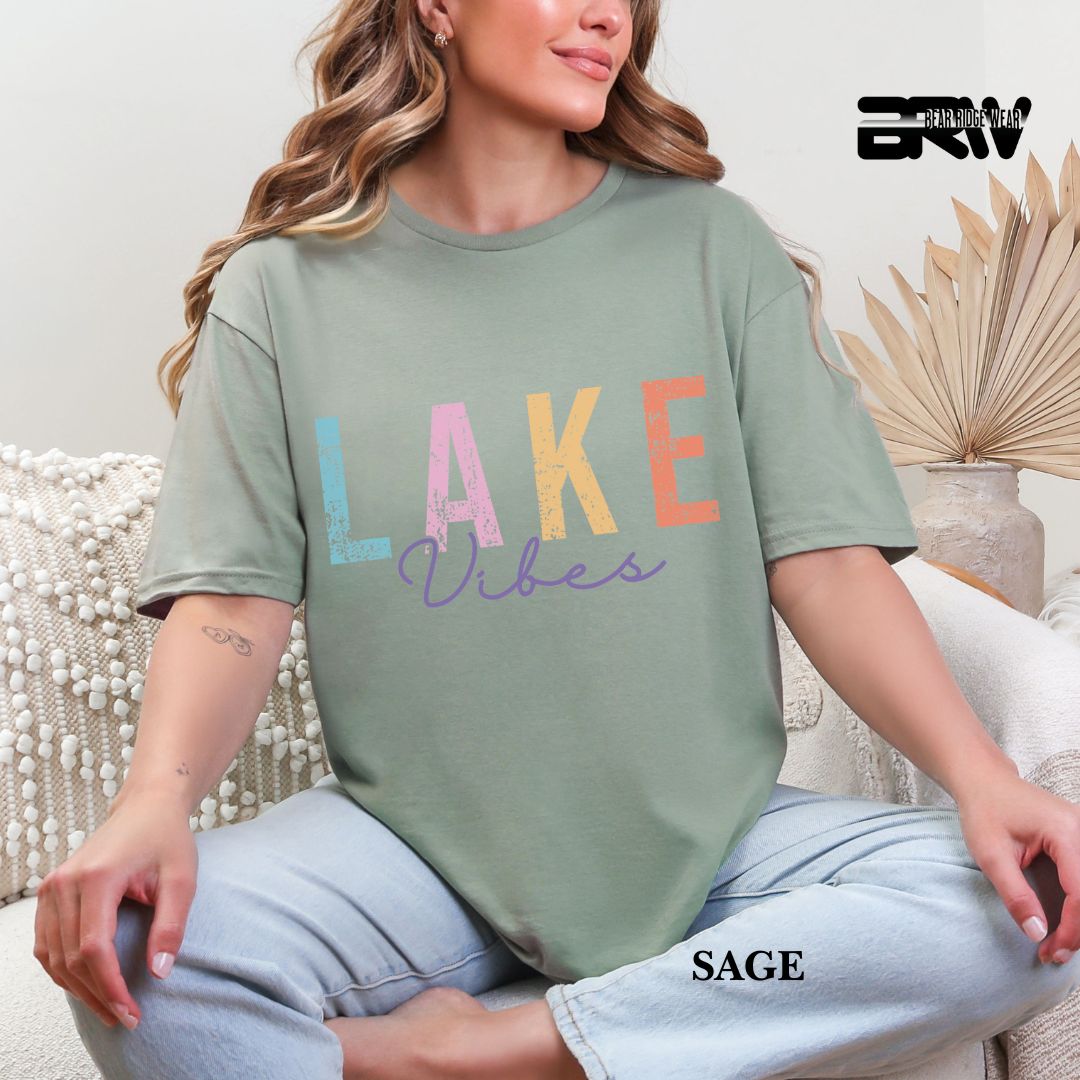 'Lake Vibes' 3 Summer Tee