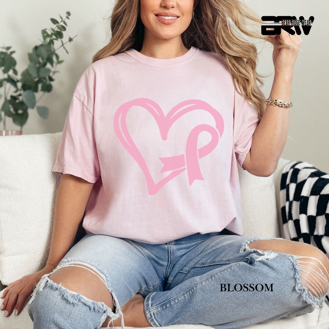 Heart and Ribbon - Awareness Tee