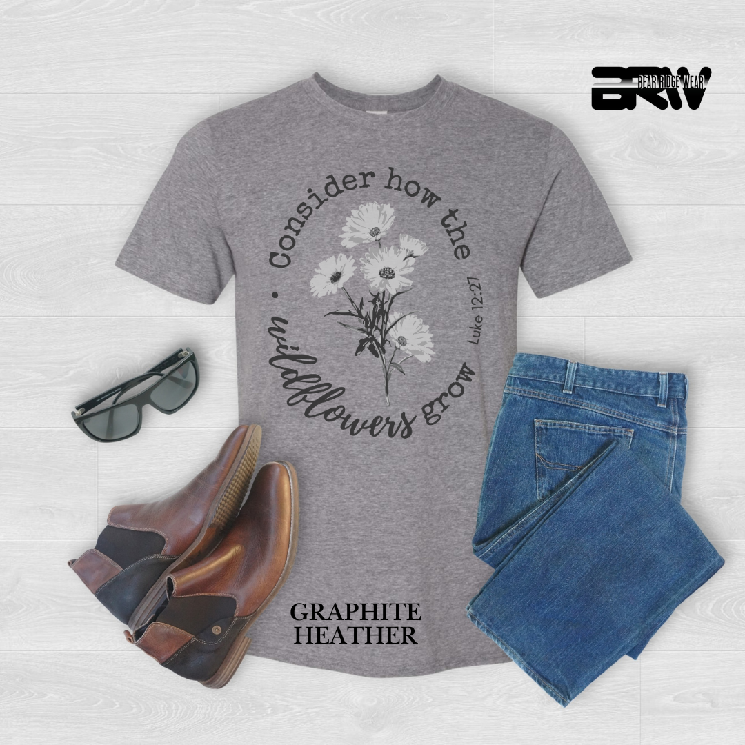 'Consider How the Wild Flowers Grow' Tee