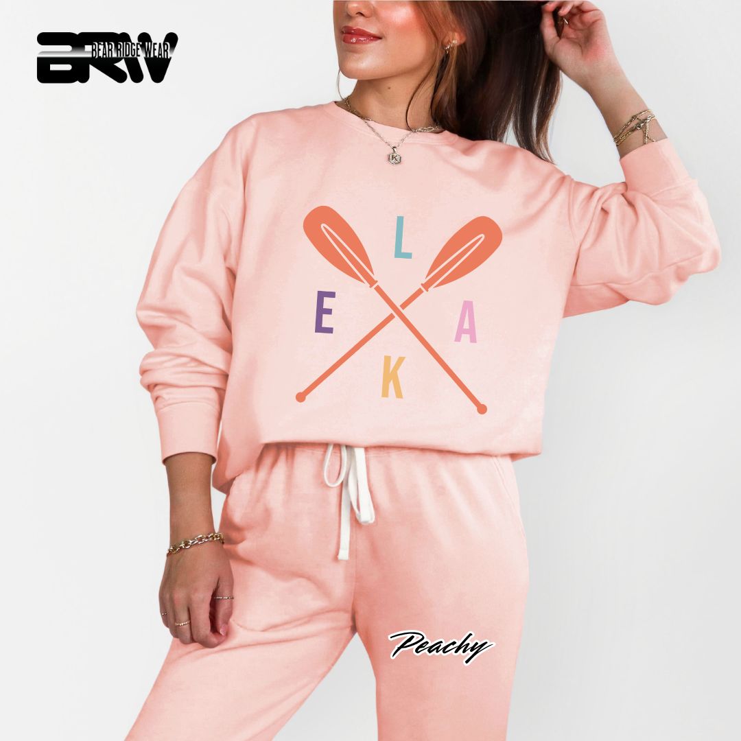 'Lake-Oars' Summer Crewneck Sweatshirt