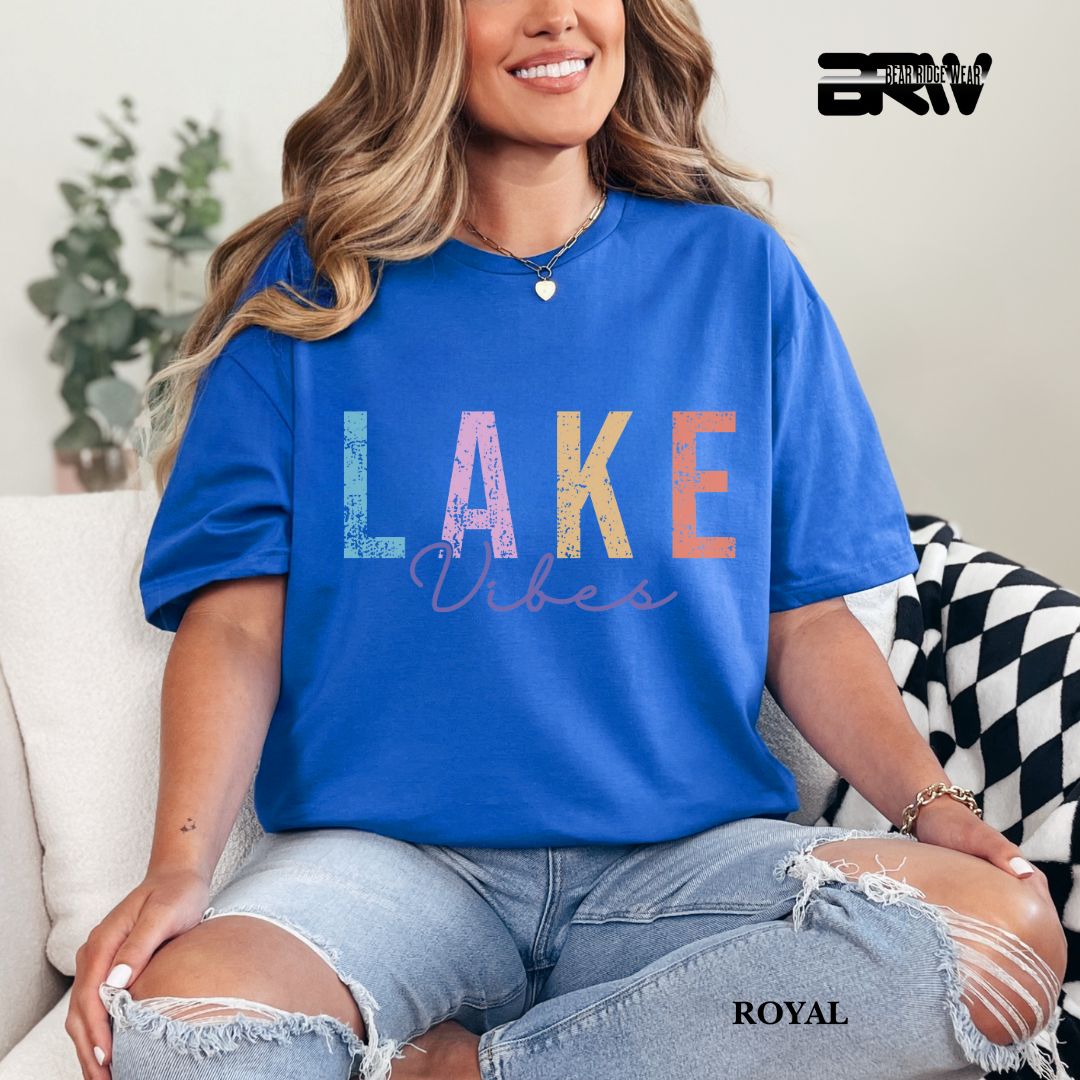 'Lake Vibes' 3 Summer Tee