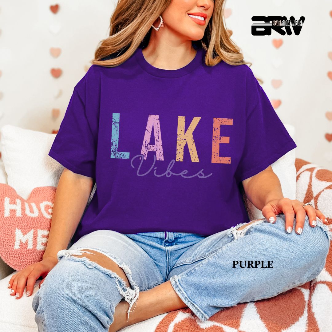 'Lake Vibes' 3 Summer Tee