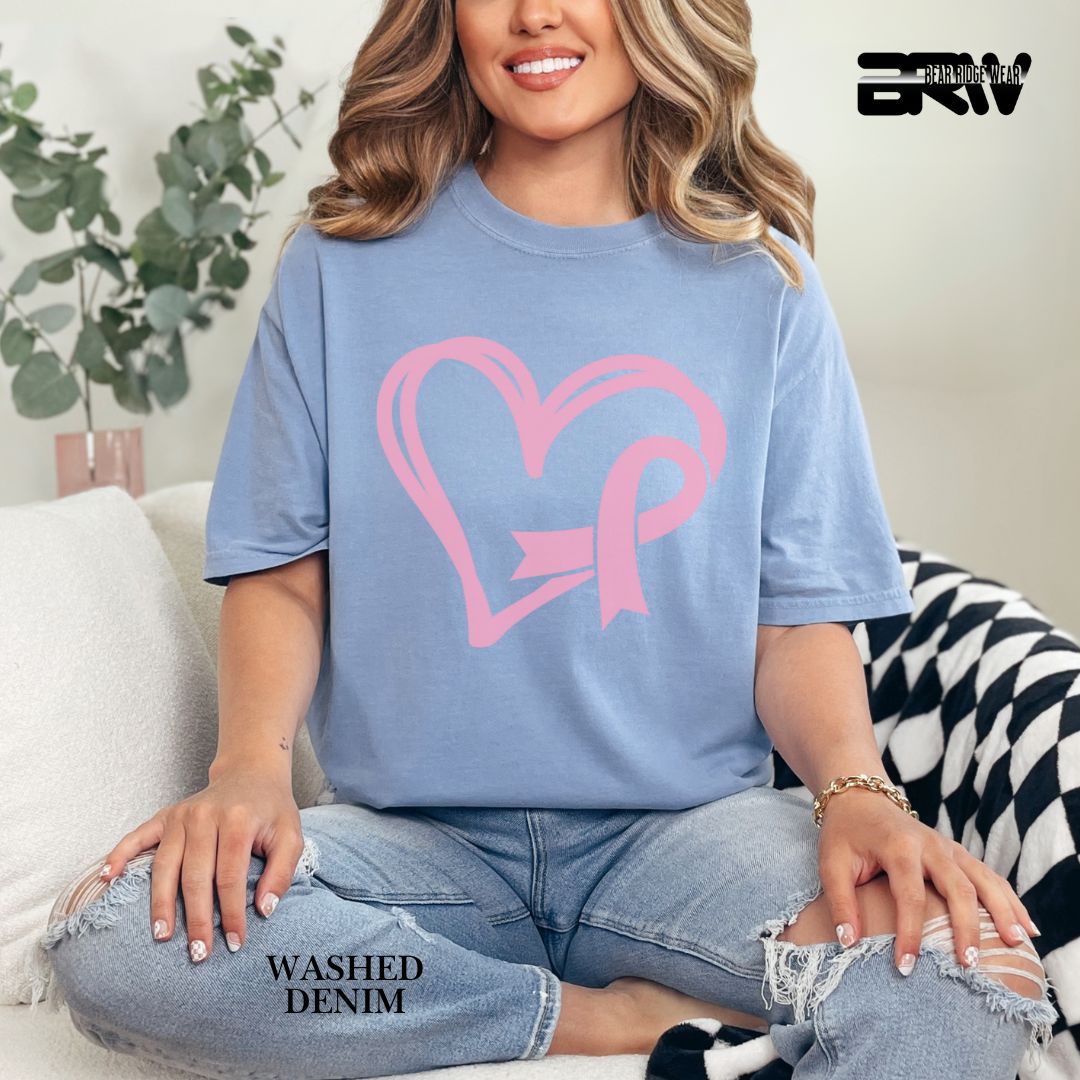 Heart and Ribbon - Awareness Tee