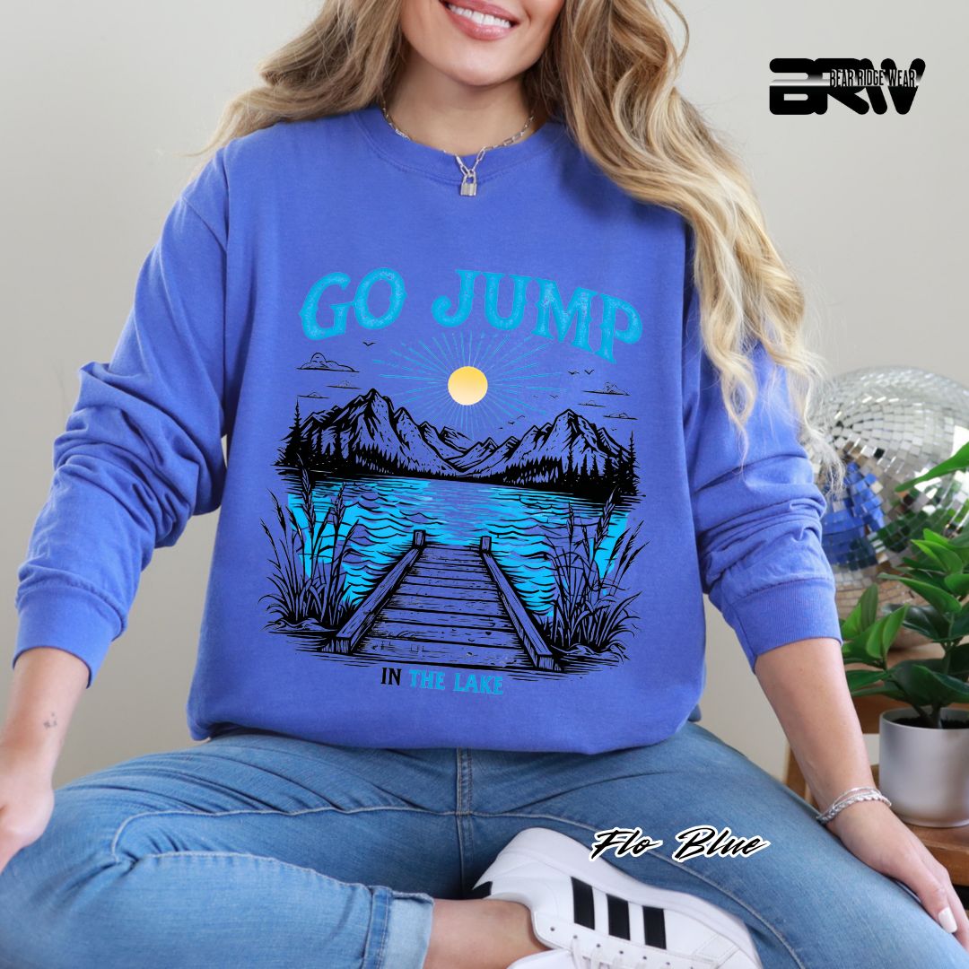 'Go Jump In The Lake' Summer Long Sleeve Tee