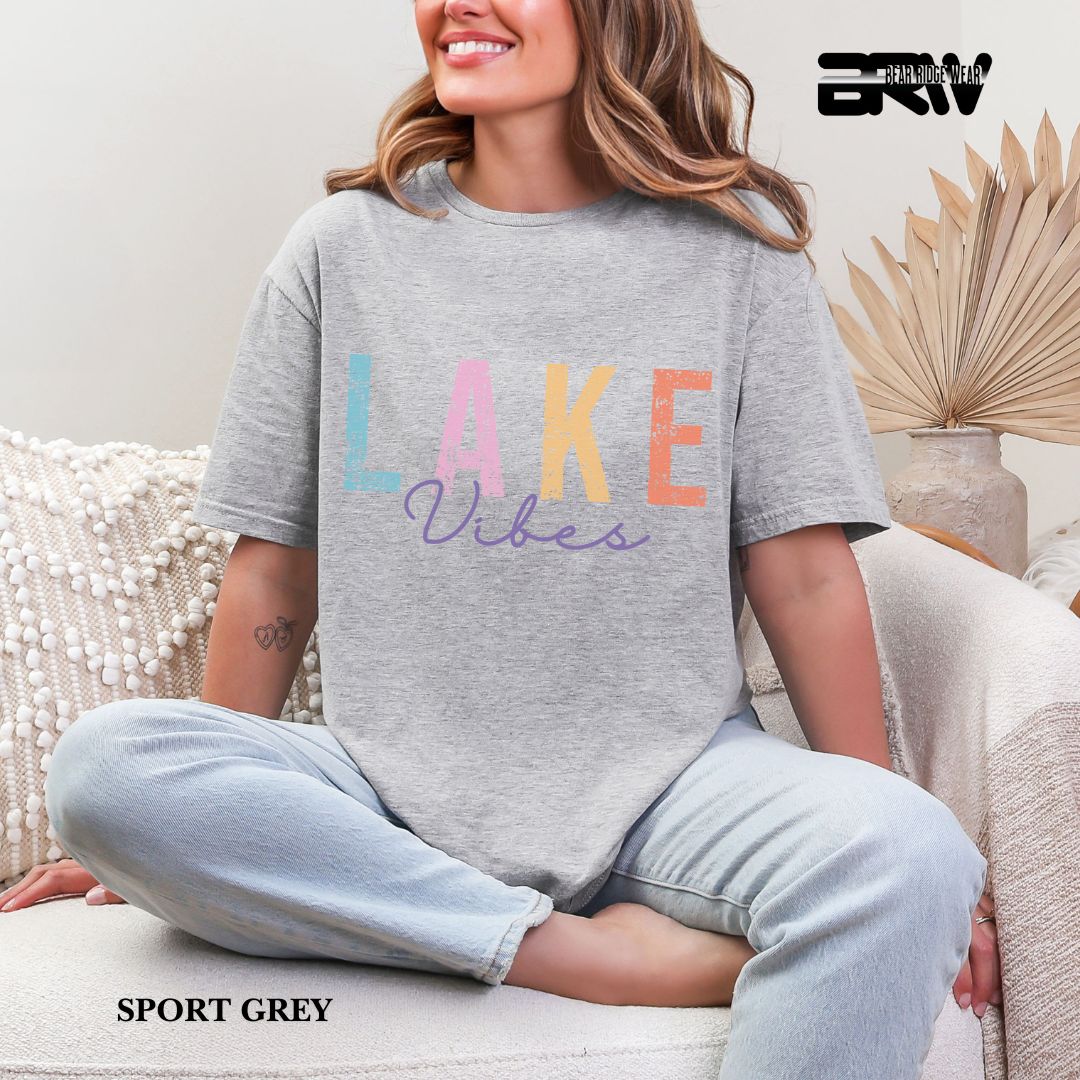'Lake Vibes' 3 Summer Tee