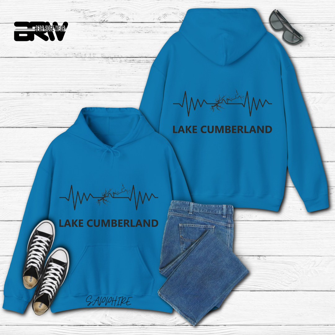 "Lake Cumberland Map" Hoodie