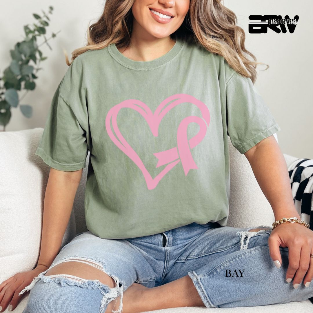 Heart and Ribbon - Awareness Tee
