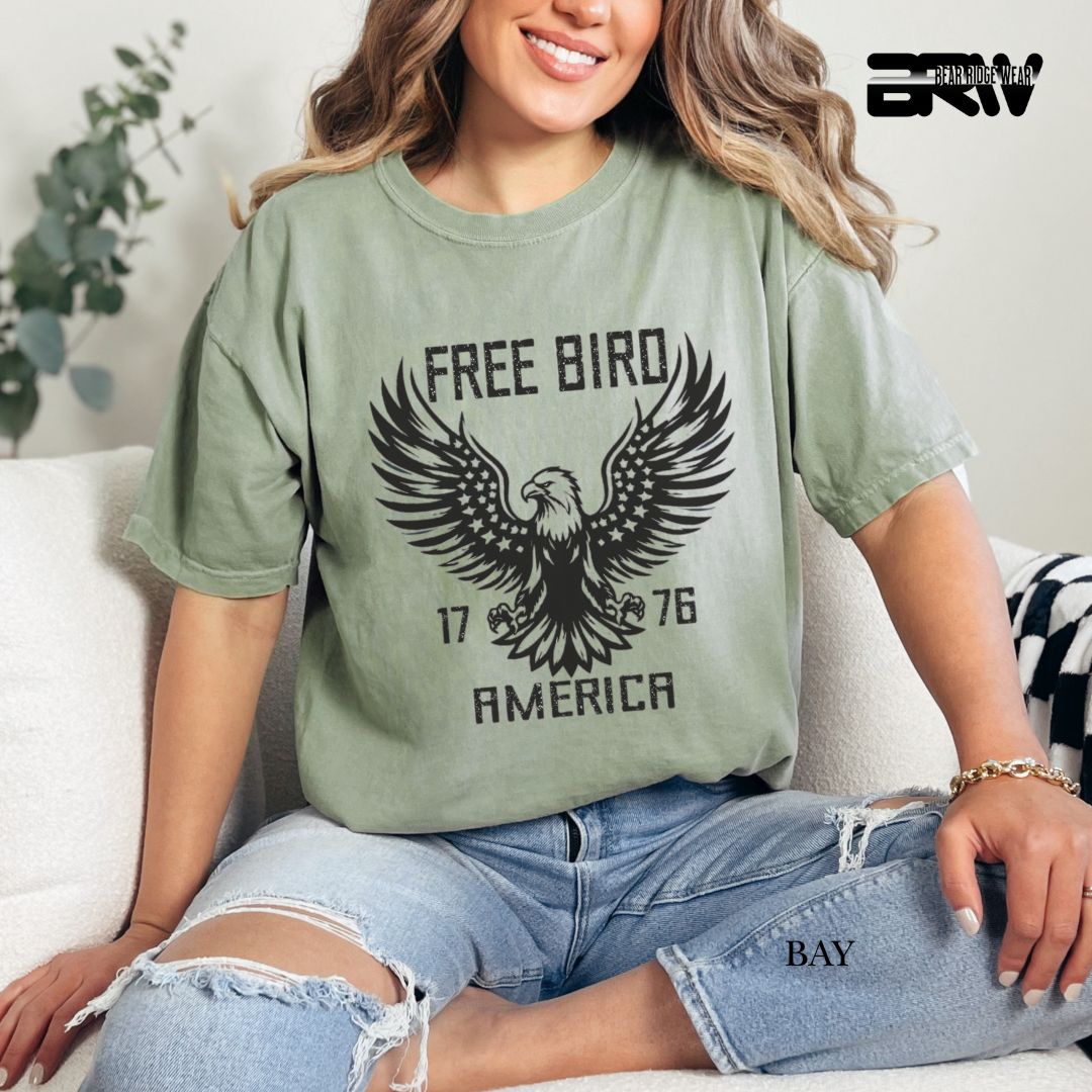 Free Bird 1776- Patriotic Tee