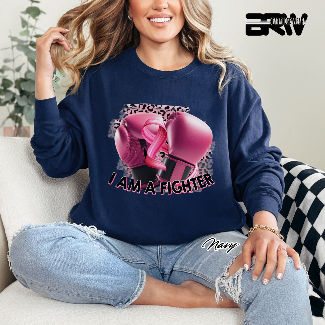 'I Am A Fighter' Awareness Long Sleeve Tee