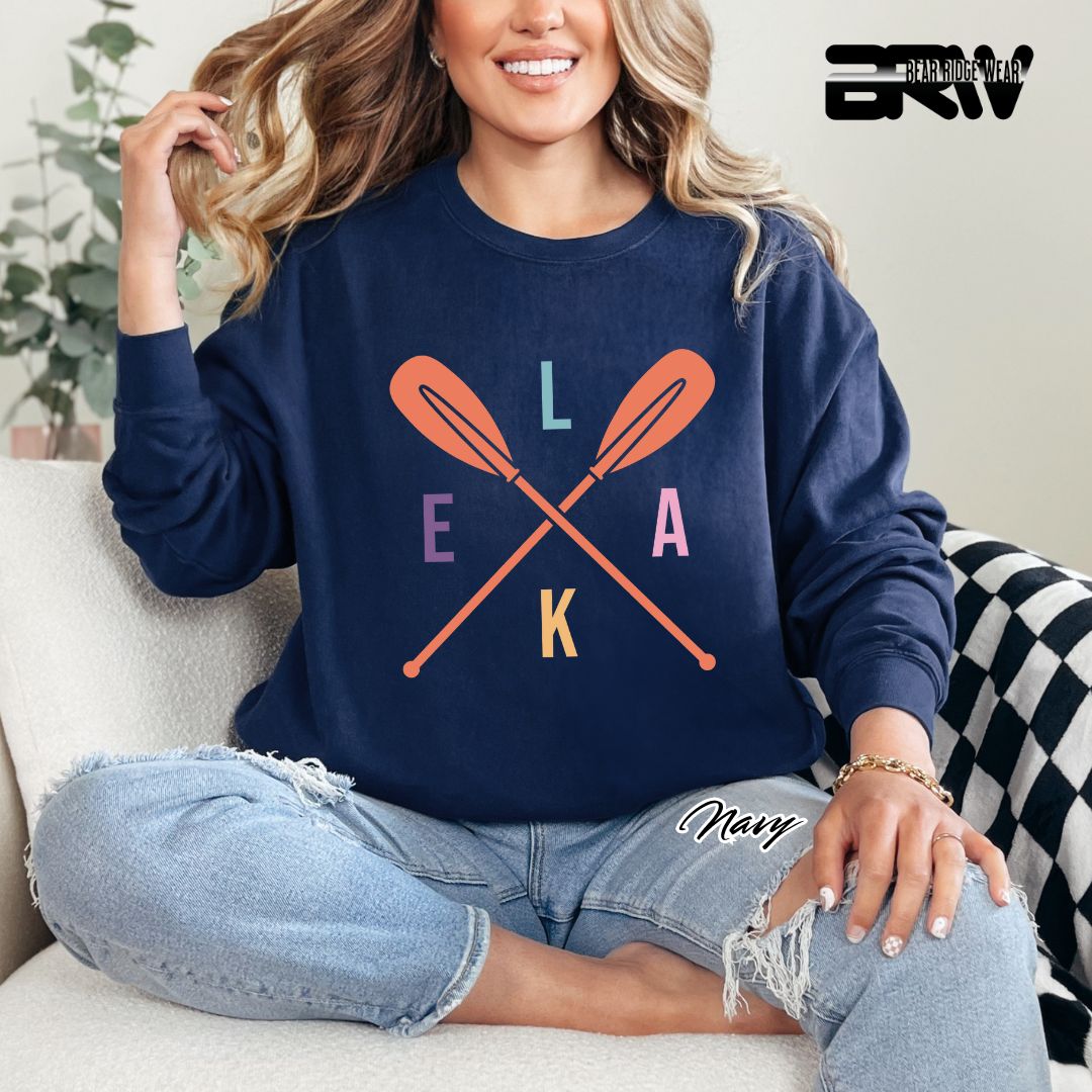 'Lake-Oars' Summer Long Sleeve Tee