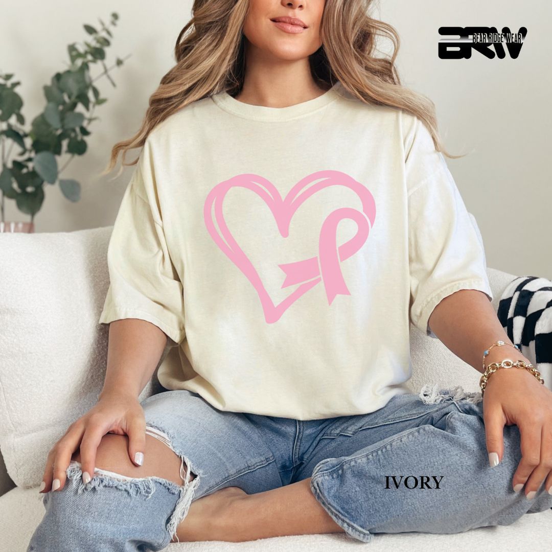 Heart and Ribbon - Awareness Tee