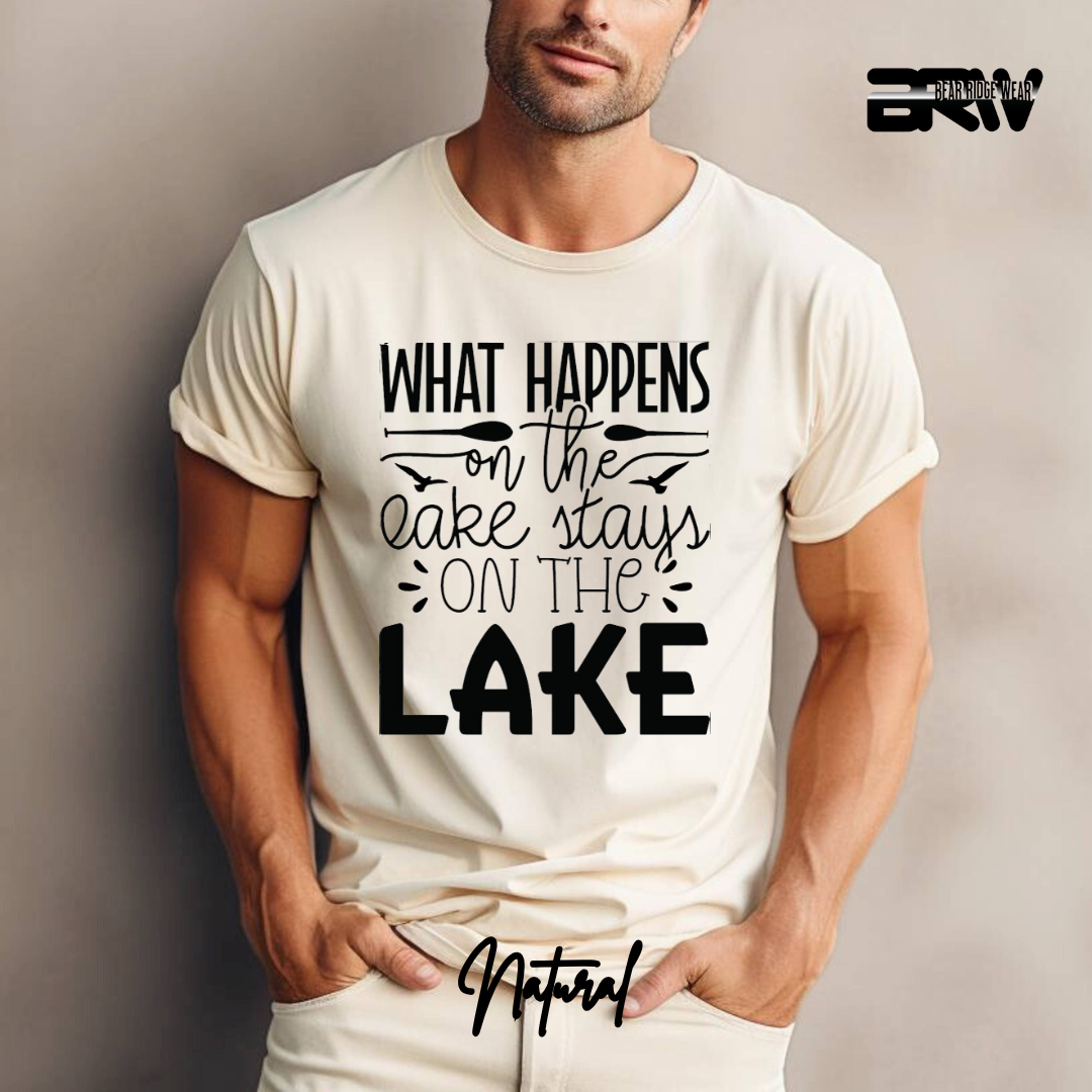 "What Happens On The Lake" Tee