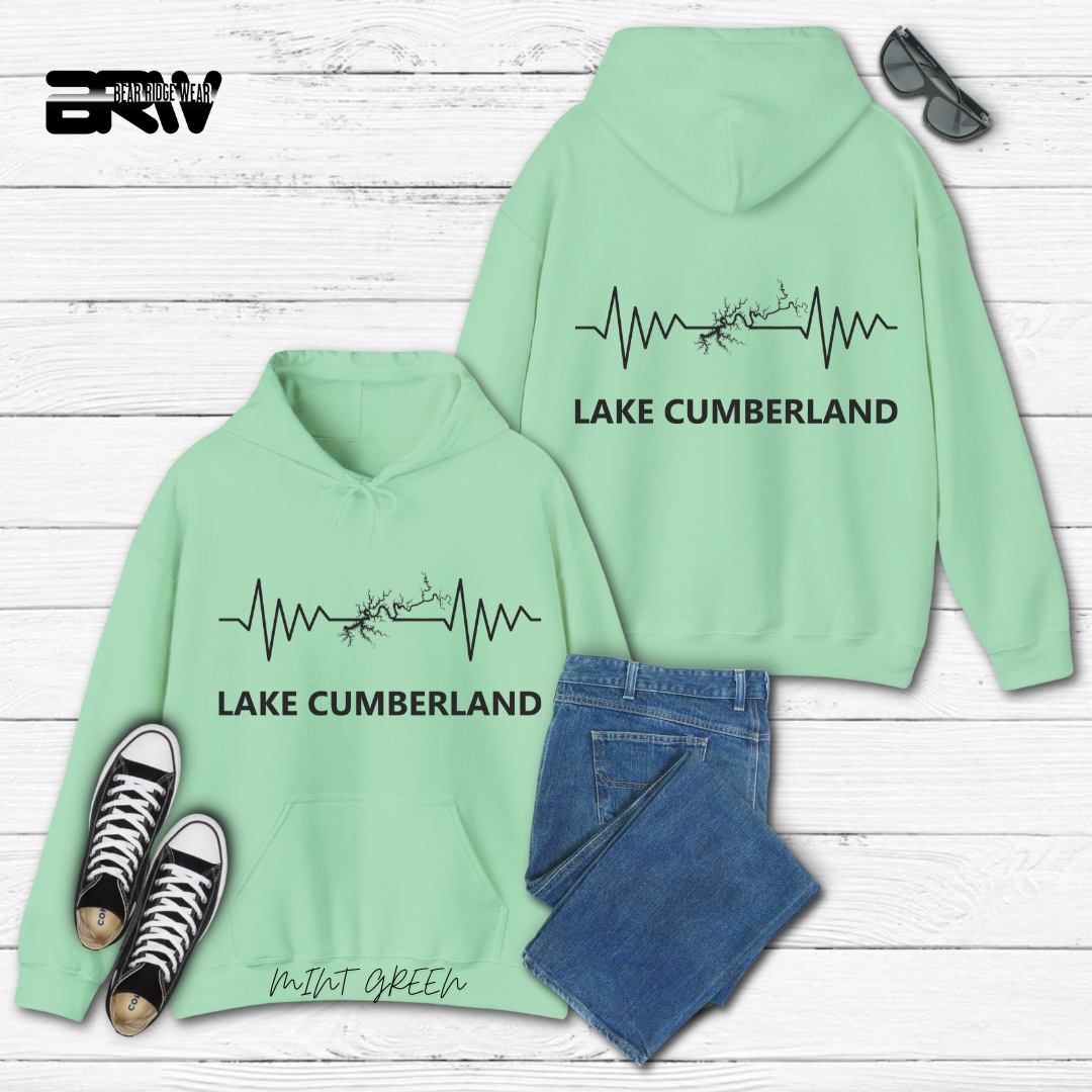 "Lake Cumberland Map" Hoodie