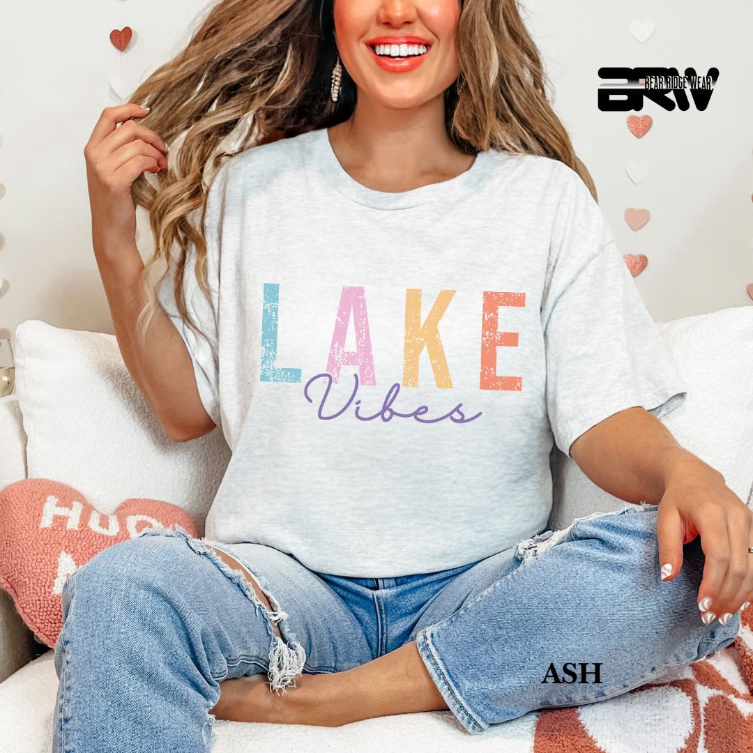 'Lake Vibes' 3 Summer Tee