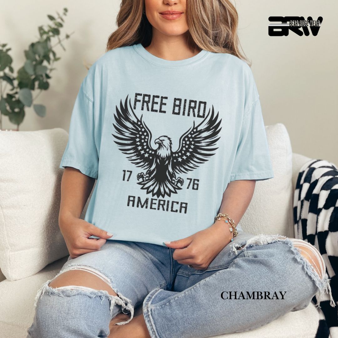 Free Bird 1776- Patriotic Tee