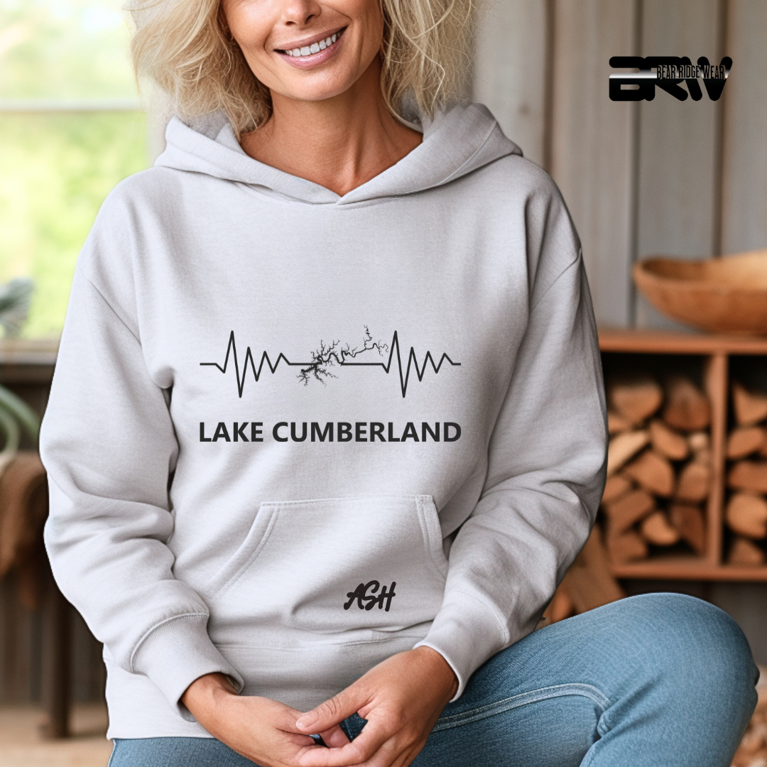 "Lake Cumberland Map" Hoodie