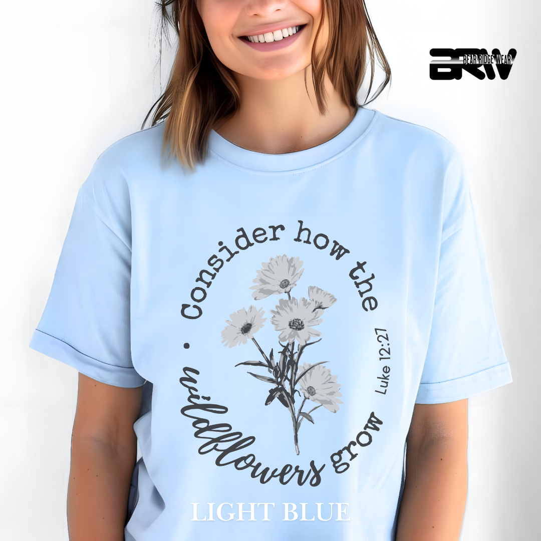 'Consider How the Wild Flowers Grow' Tee