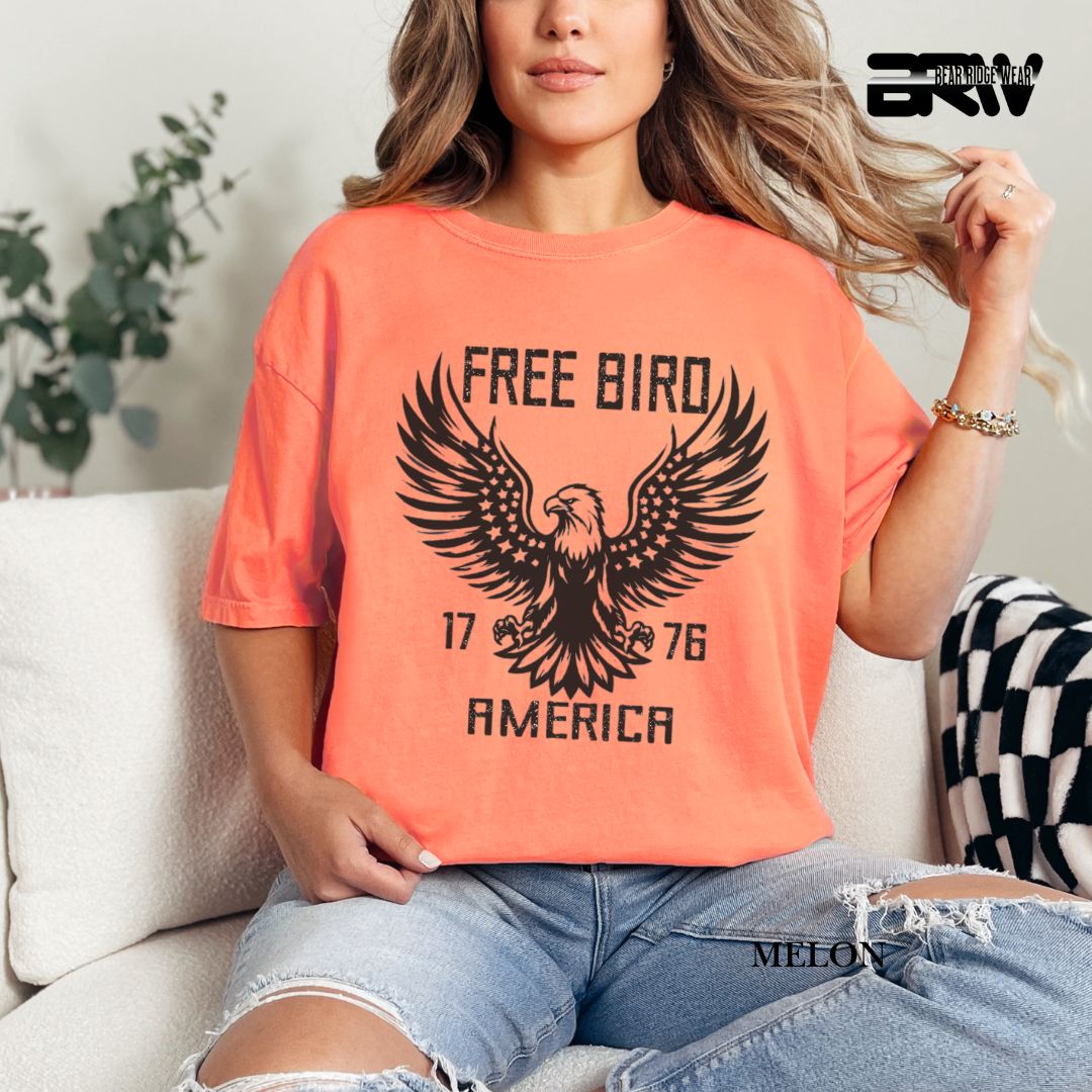 Free Bird 1776- Patriotic Tee