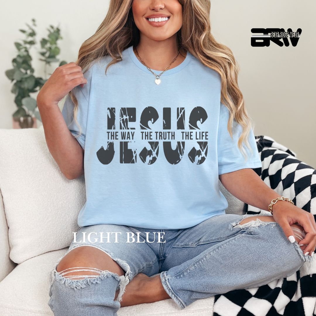 'Jesus: The Way, The Truth, The Life' Faith Tee
