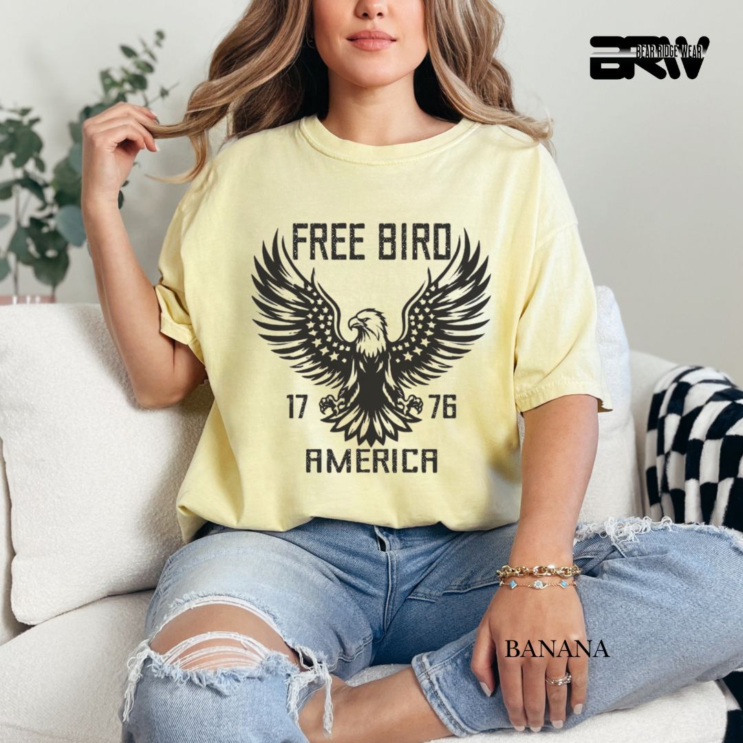 Free Bird 1776- Patriotic Tee