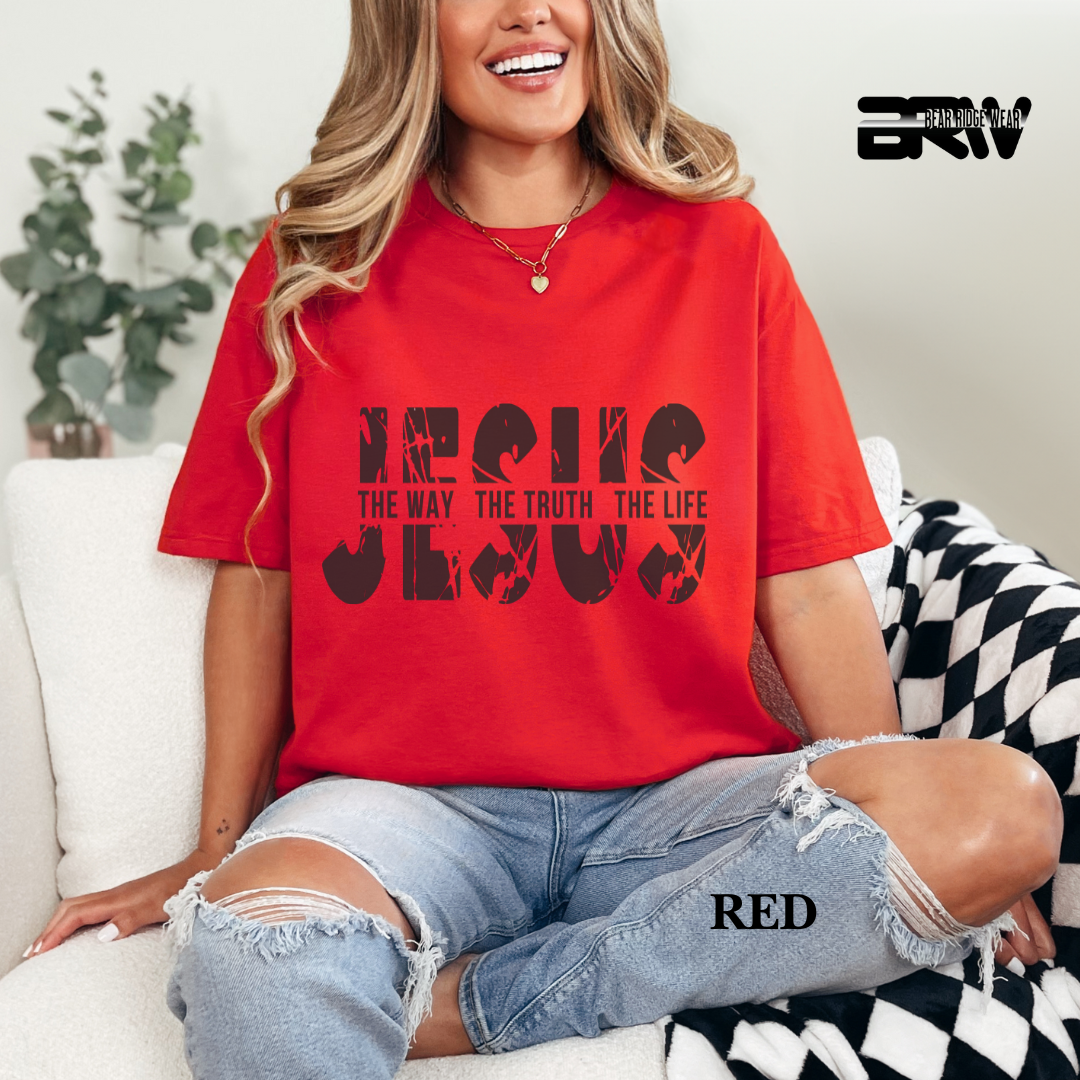 'Jesus: The Way, The Truth, The Life' Faith Tee