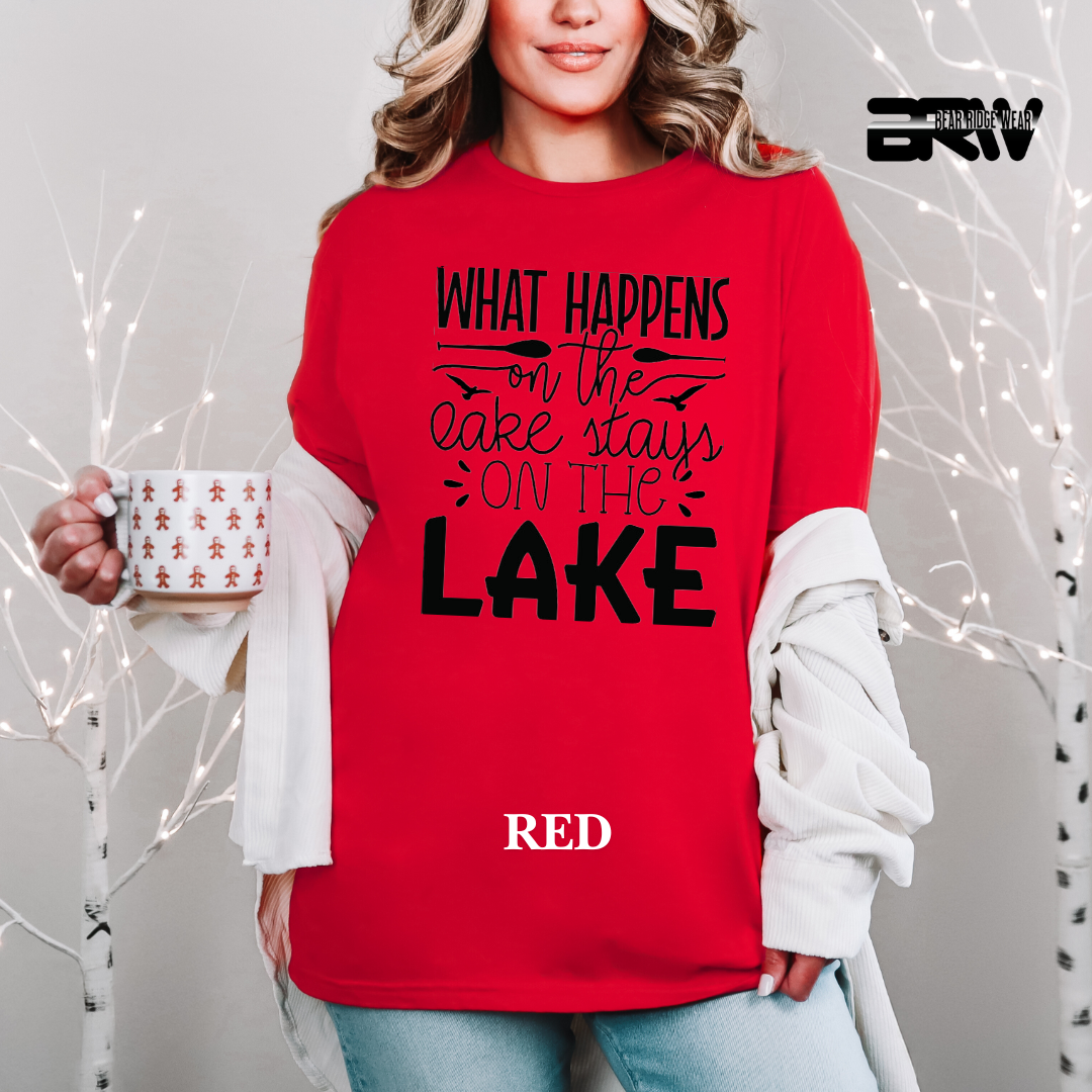 "What Happens On The Lake" Tee