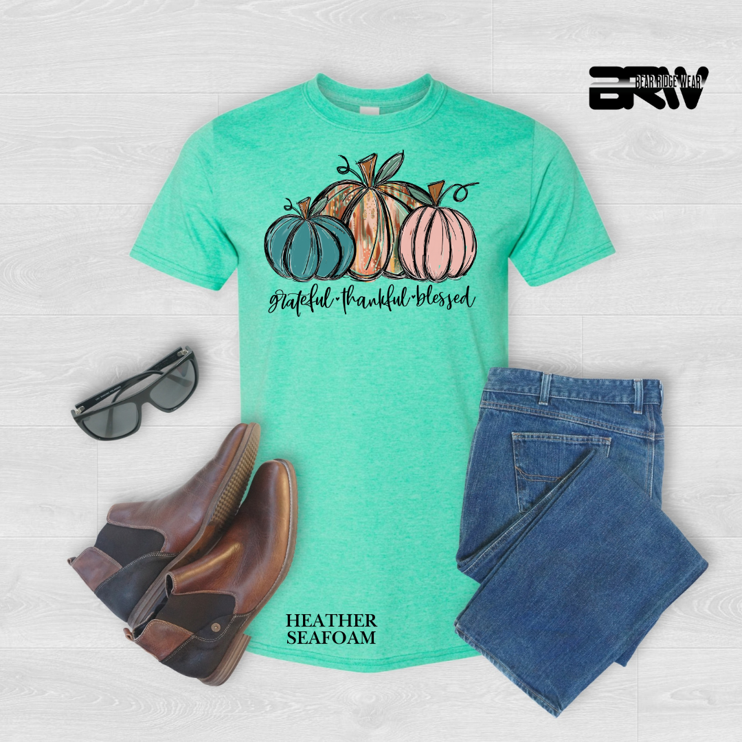 'Grateful Thankful Blessed' Fall Tee