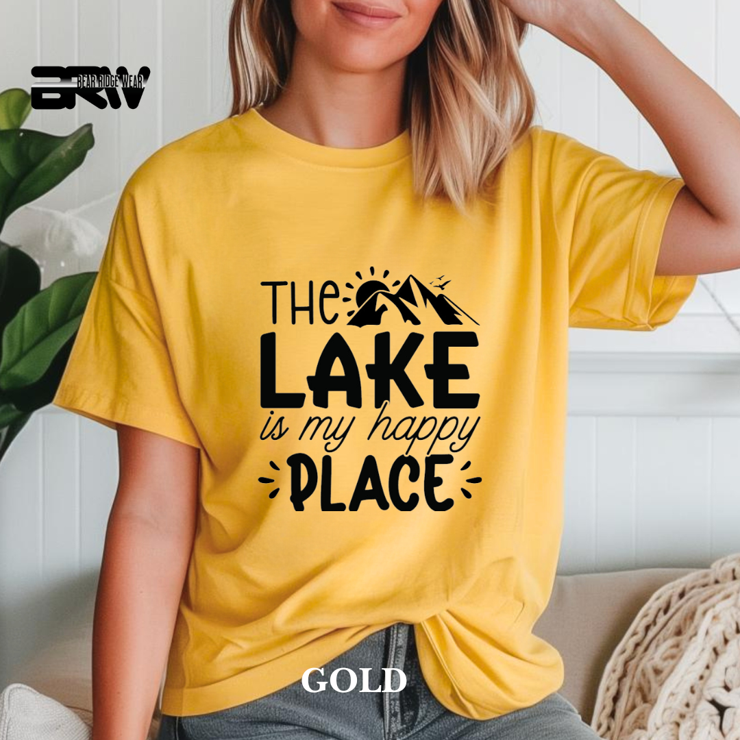 "The Lake is My Happy Place" Graphic Tee