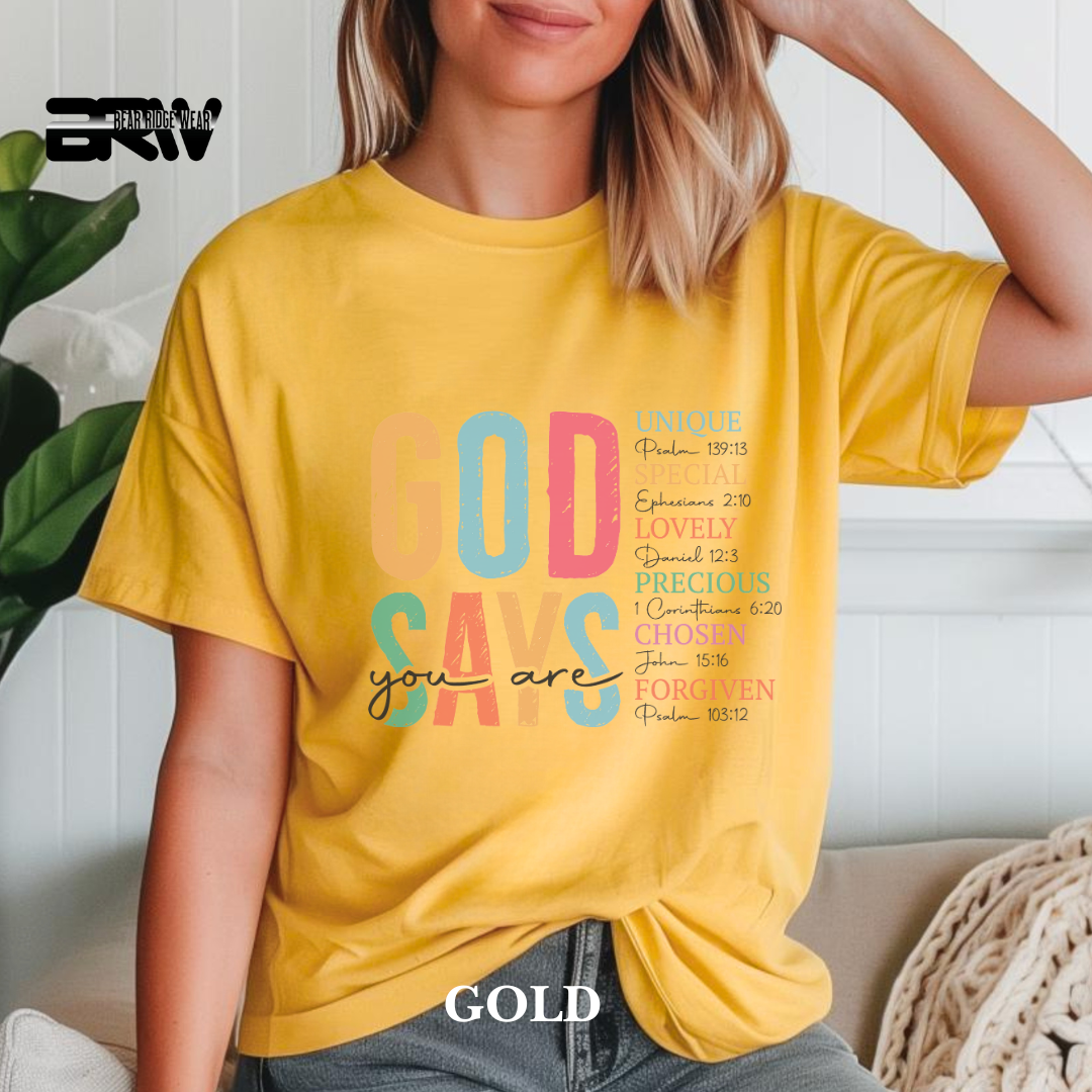 'God Says' Faith Tee
