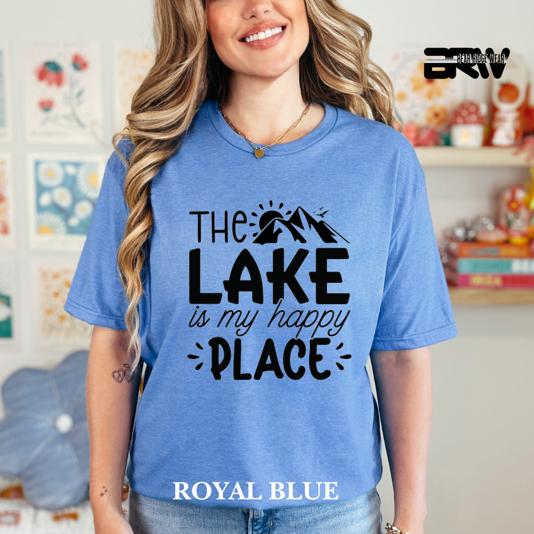 "The Lake is My Happy Place" Graphic Tee