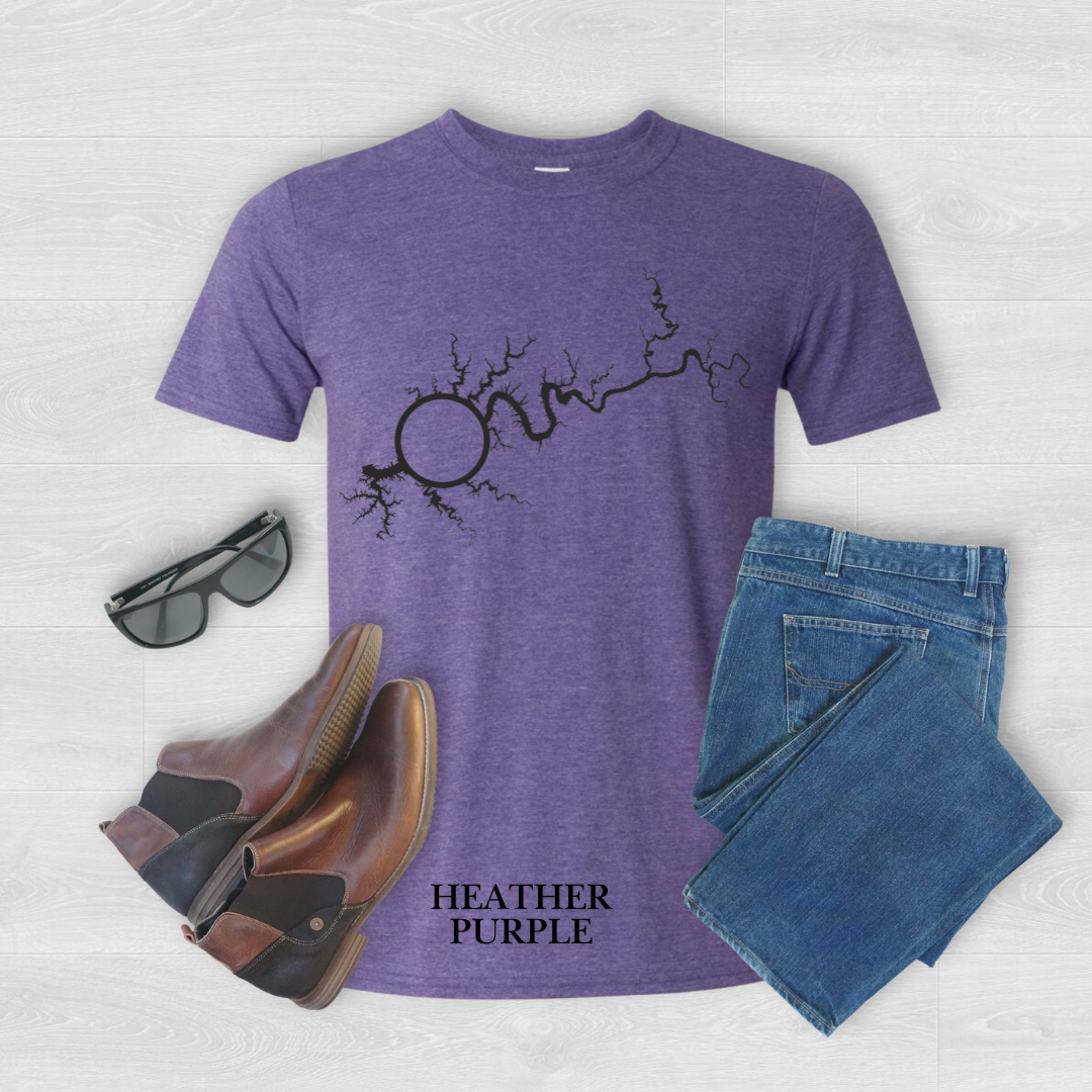 "Map of Lake Cumberland" Tee