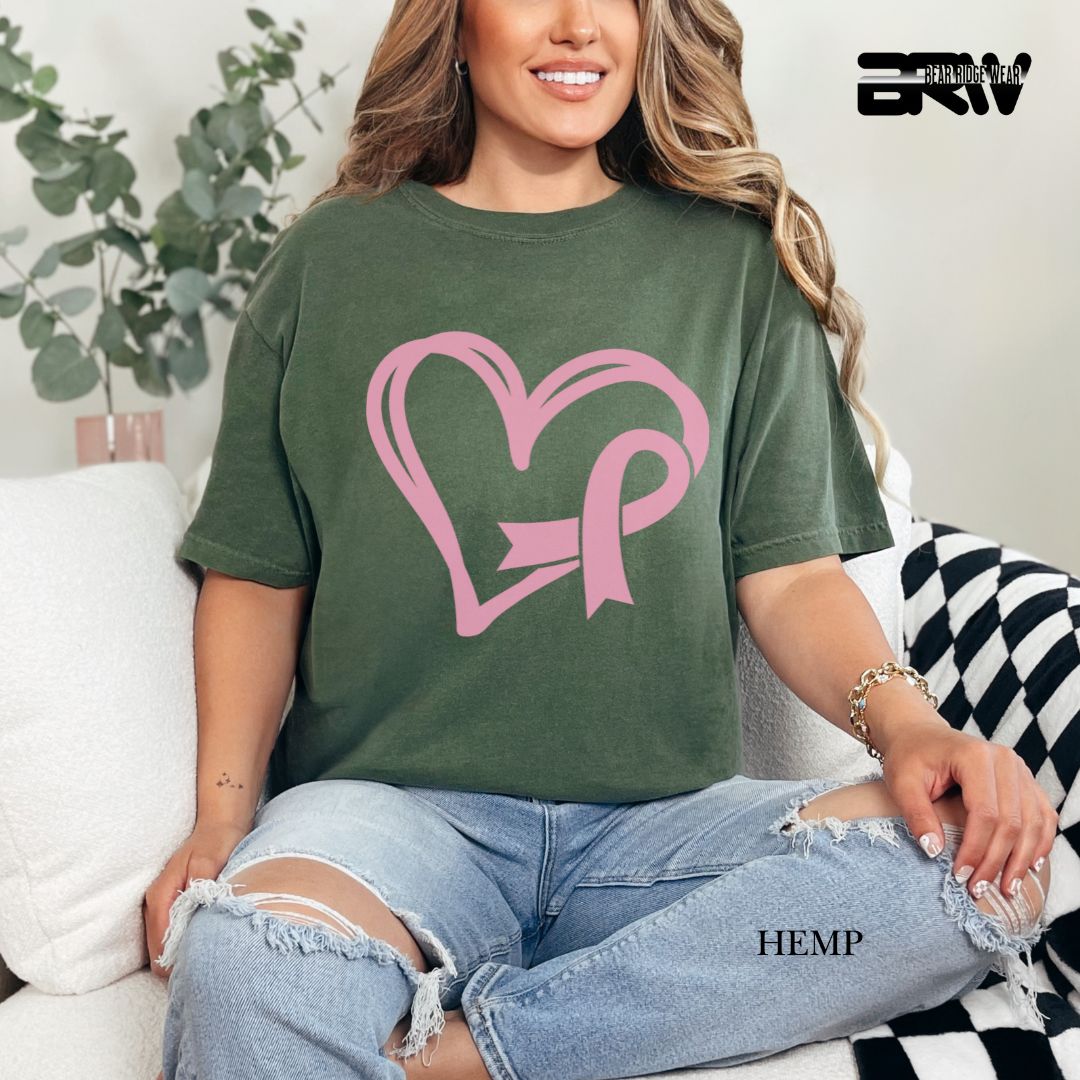 Heart and Ribbon - Awareness Tee