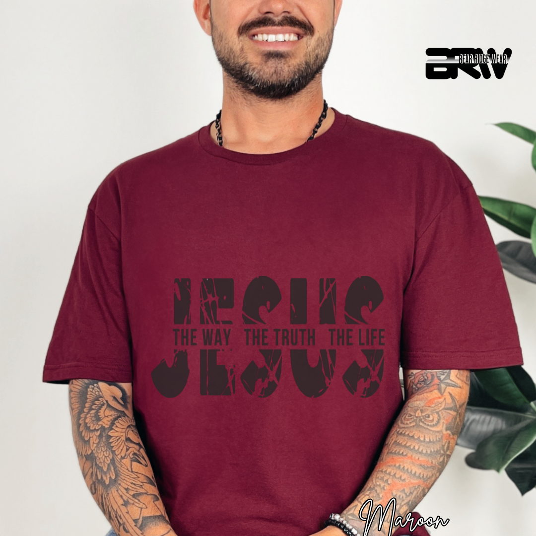 'Jesus: The Way, The Truth, The Life' Faith Tee
