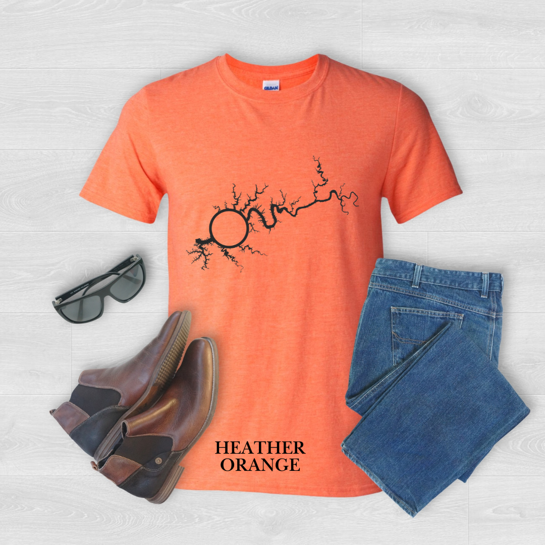 "Map of Lake Cumberland" Tee