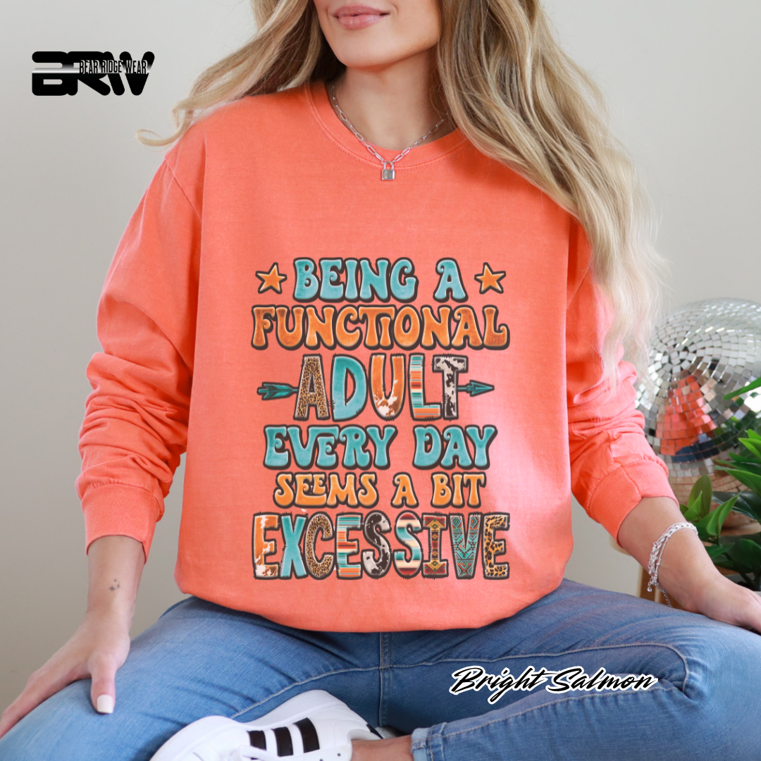 'Functional Adult' Long-Sleeve Tee