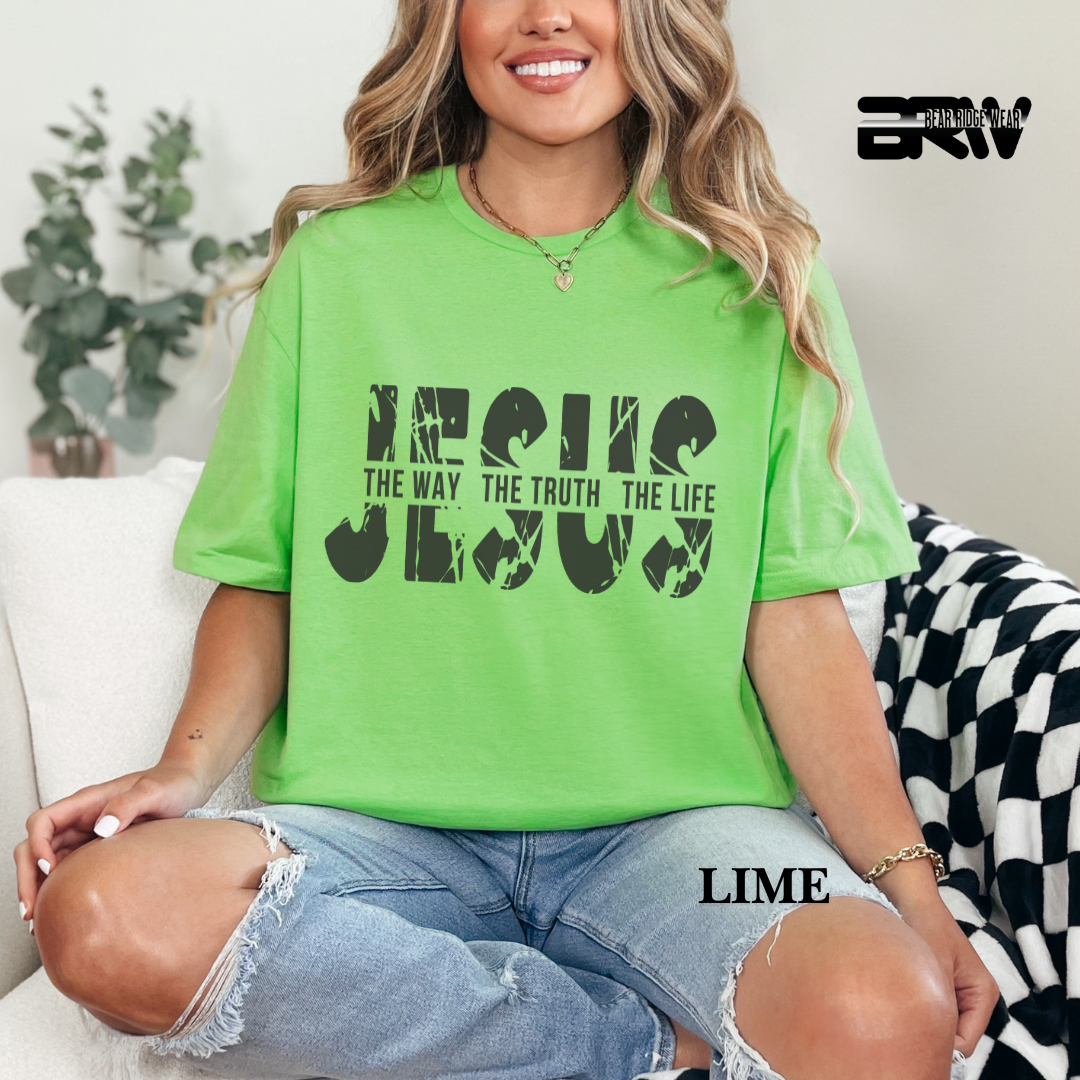 'Jesus: The Way, The Truth, The Life' Faith Tee