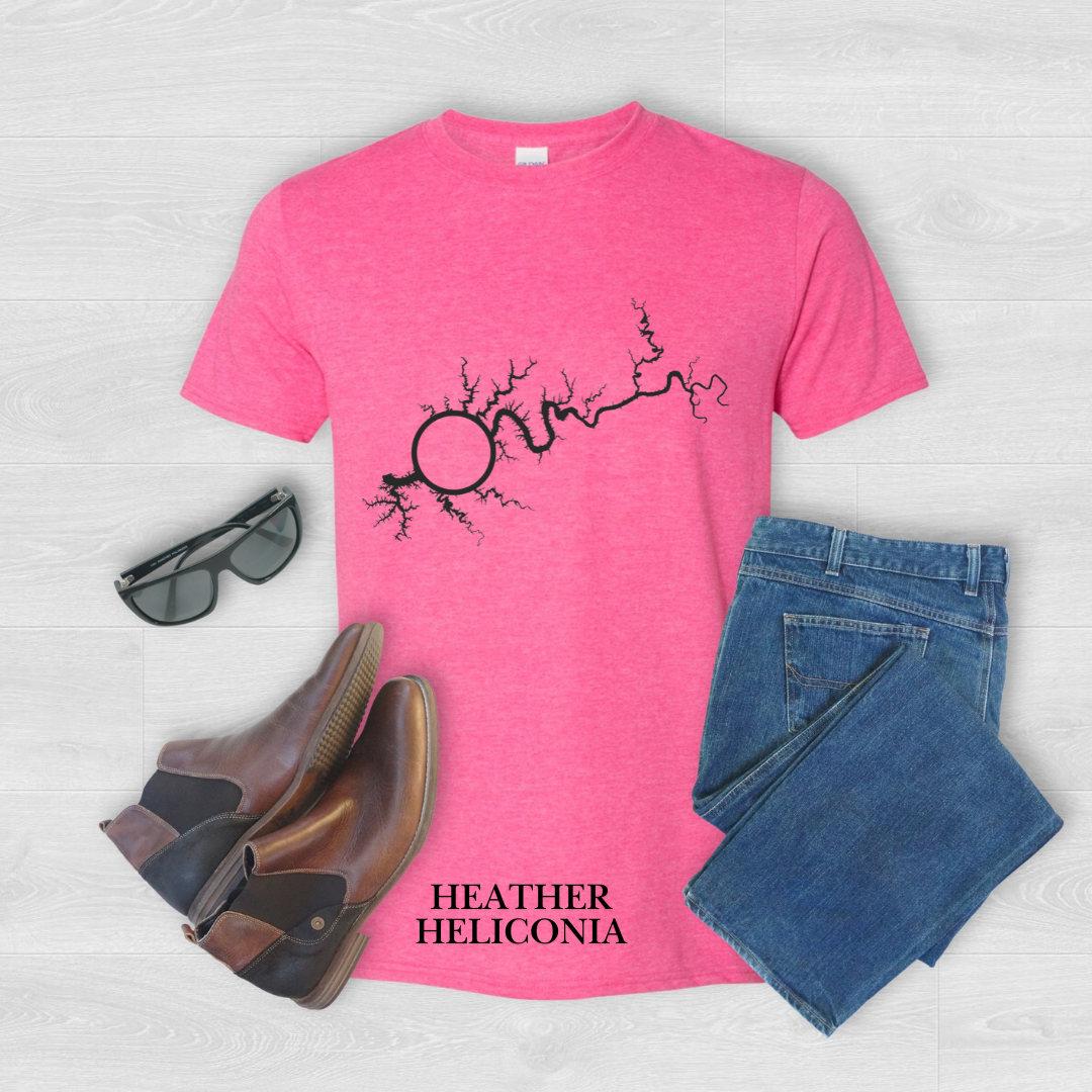 "Map of Lake Cumberland" Tee