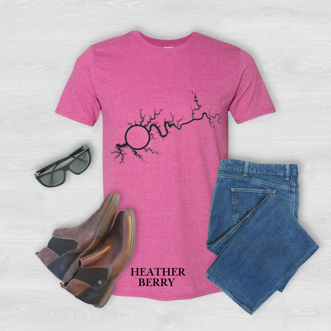 "Map of Lake Cumberland" Tee