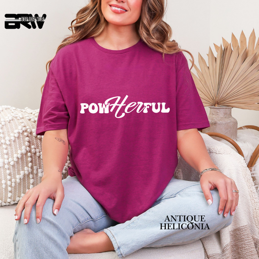 'PowHerful' White Faith Tee