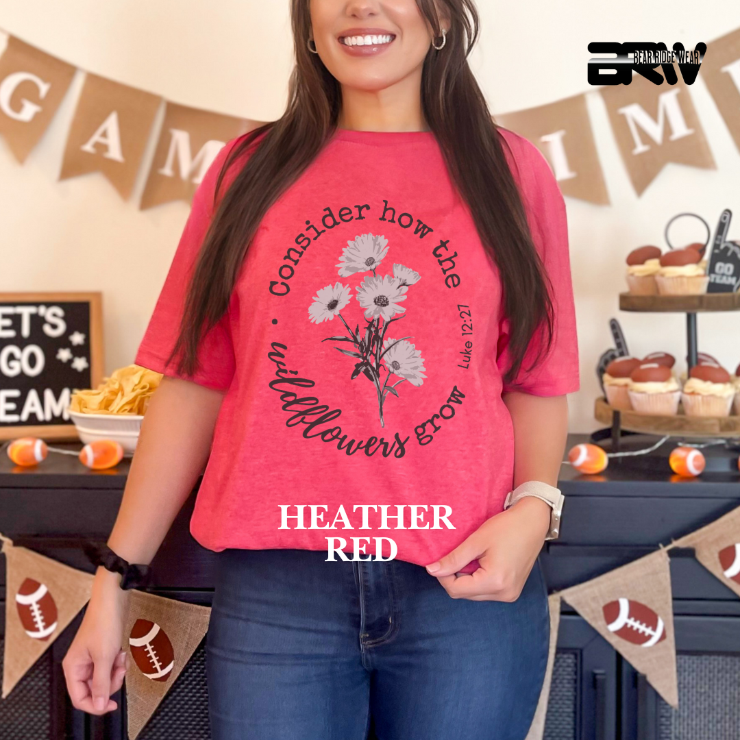 'Consider How the Wild Flowers Grow' Tee