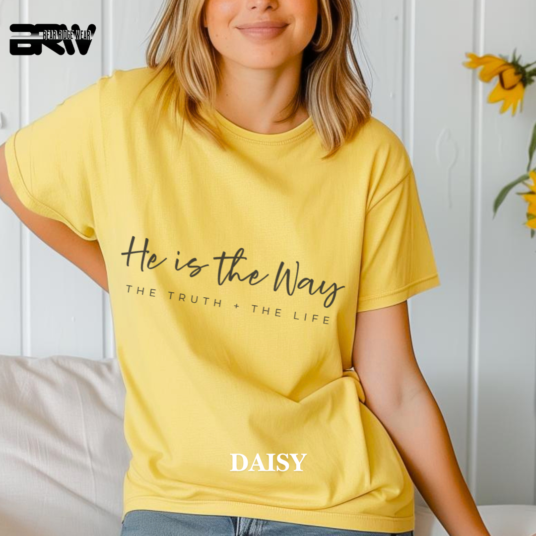 'He is the Way, The Truth and The Life' Faith Tee