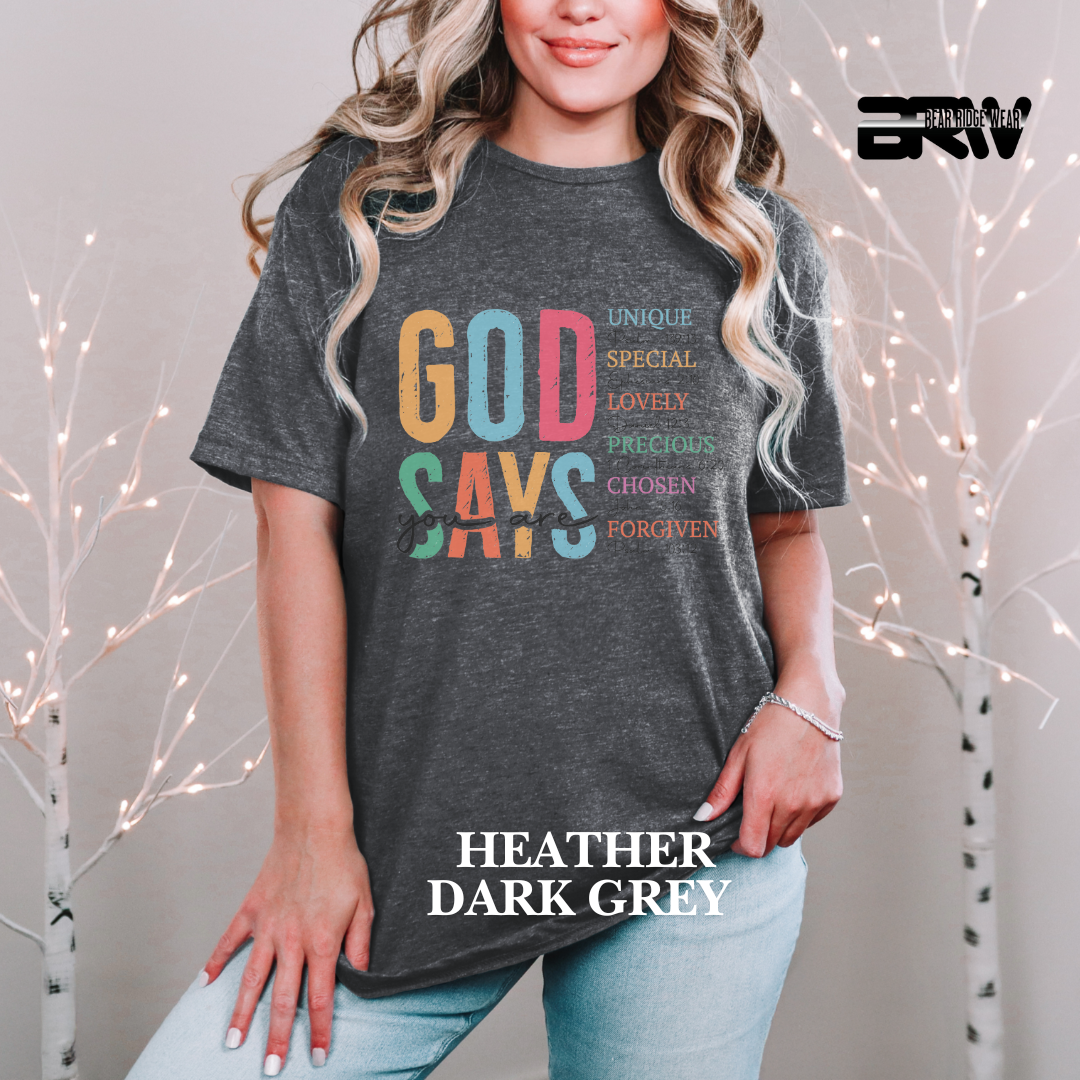 'God Says' Faith Tee