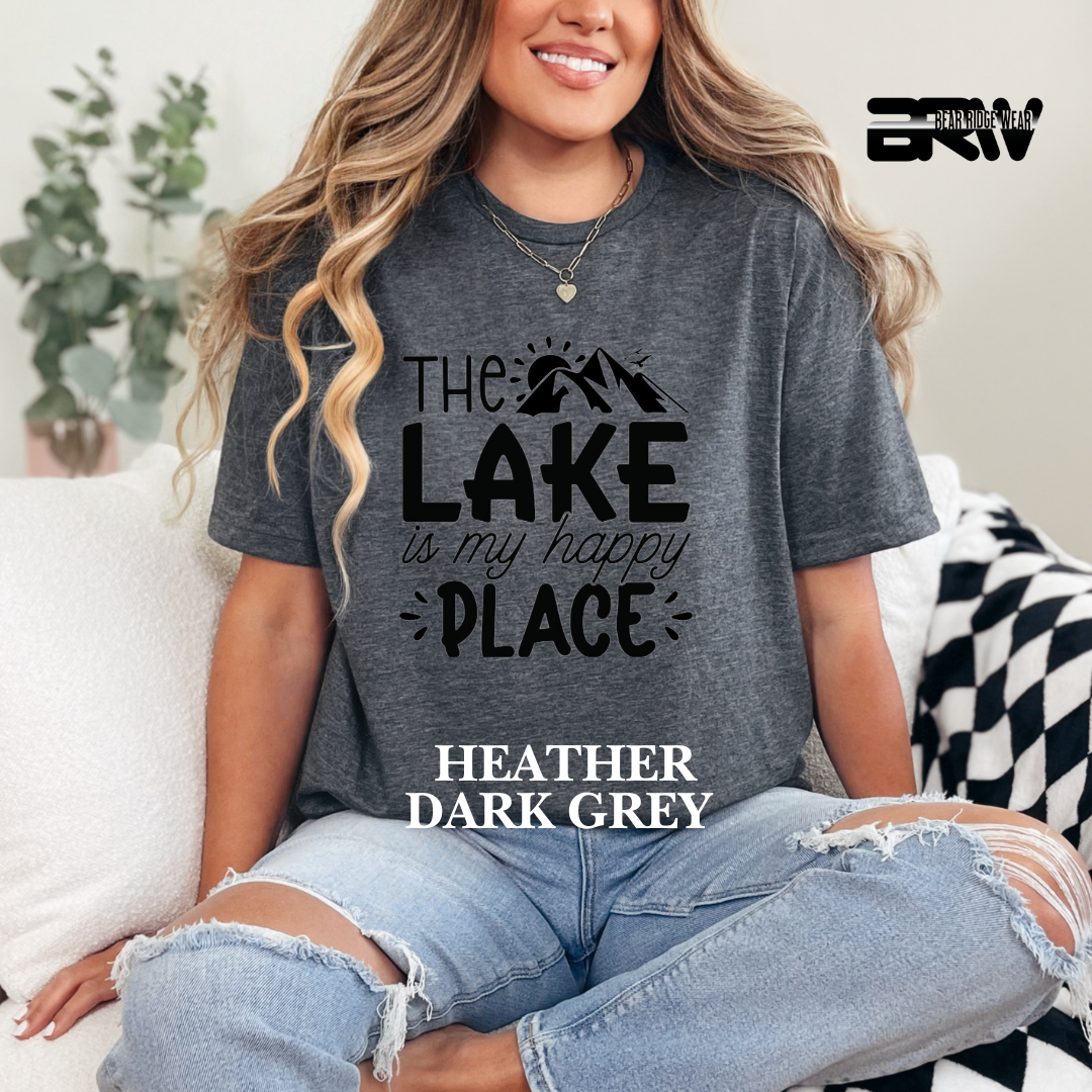 "The Lake is My Happy Place" Graphic Tee