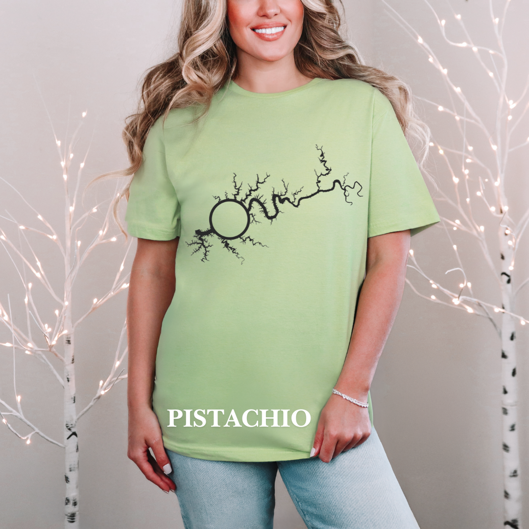 "Map of Lake Cumberland" Tee