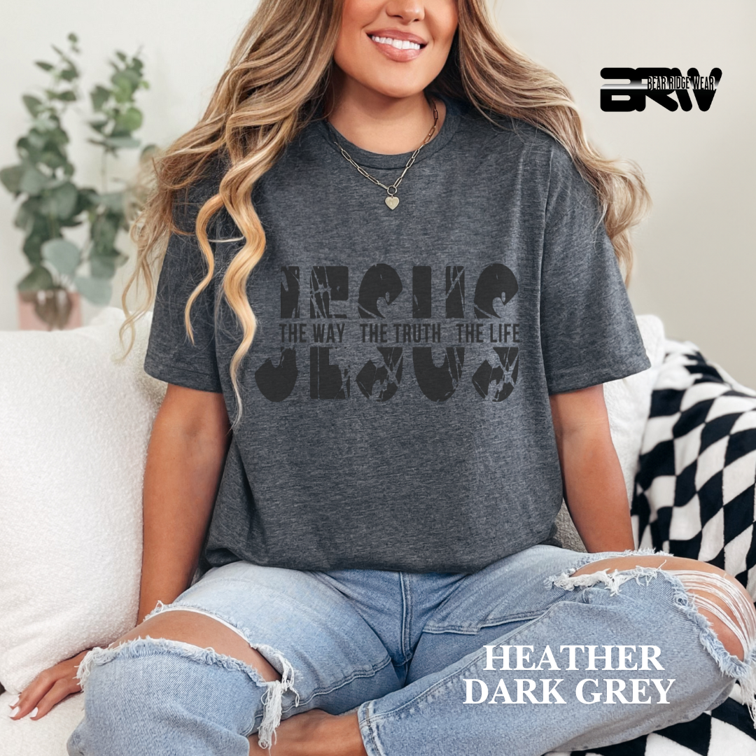 'Jesus: The Way, The Truth, The Life' Faith Tee