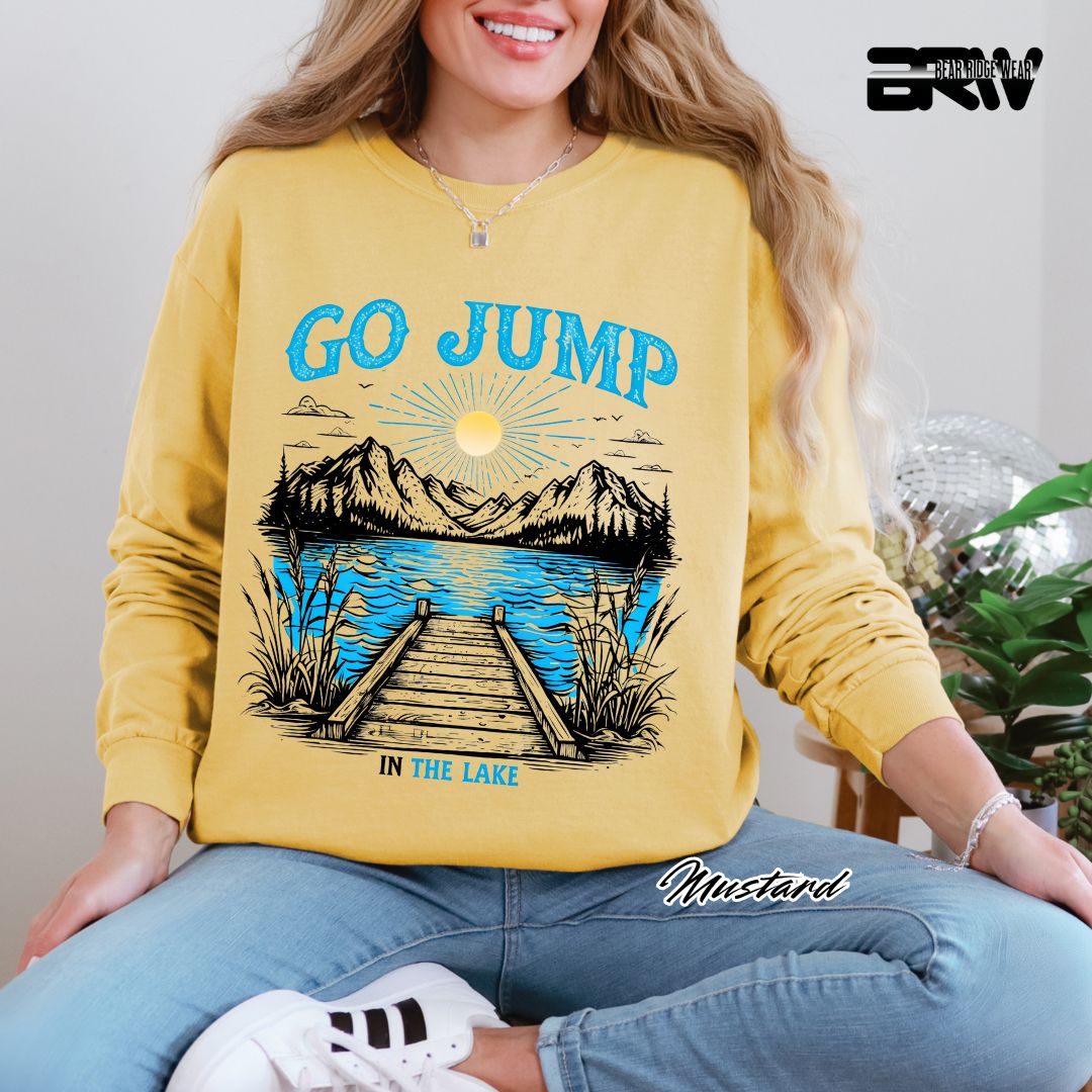 'Go Jump In The Lake' Summer Long Sleeve Tee