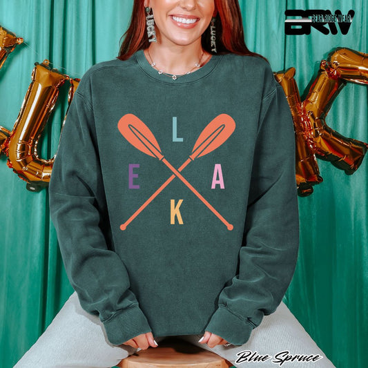 'Lake-Oars' Summer Crewneck Sweatshirt