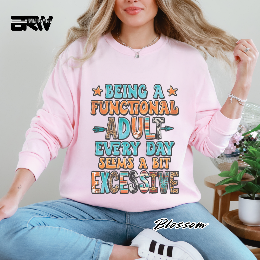 'Functional Adult' Long-Sleeve Tee